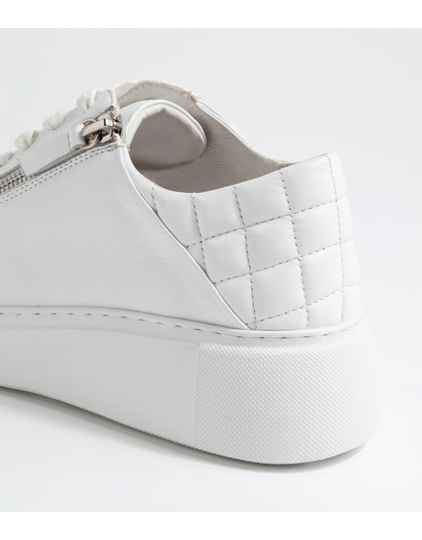 Django and Juliette Django & Juliette - Yurke Platform Sneaker (White Leather)
