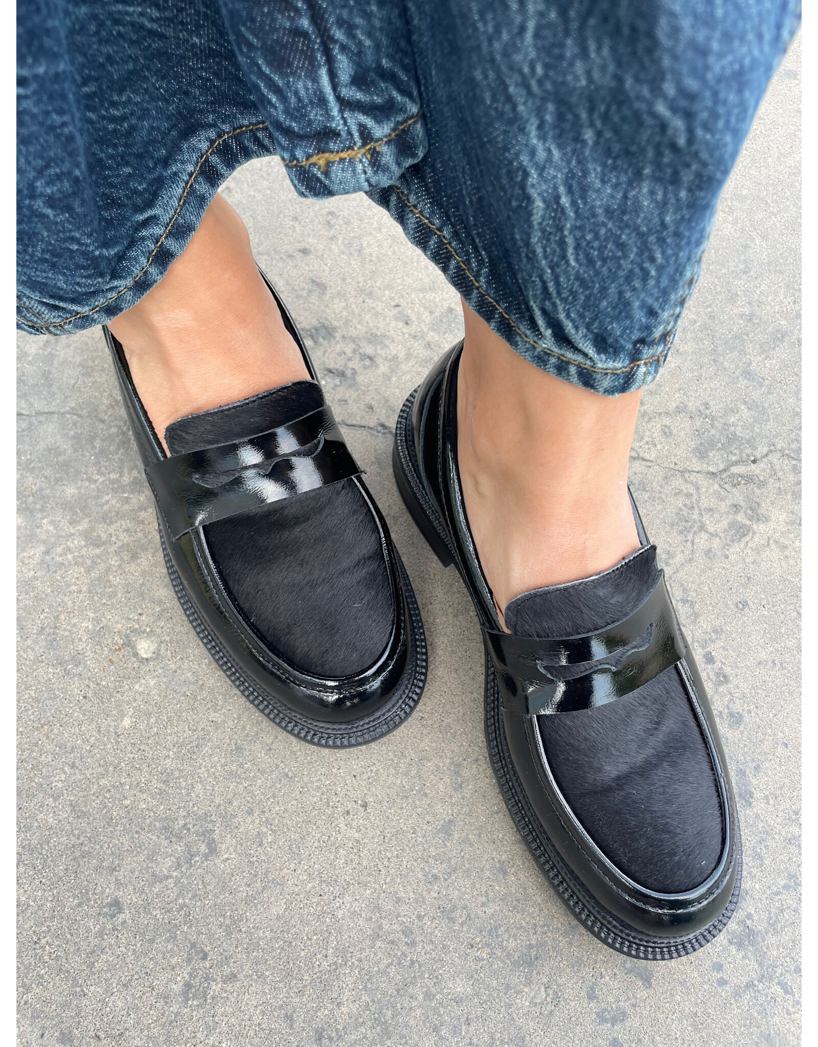 Ateliers Ateliers - Kendra Loafer (Black Naplack)