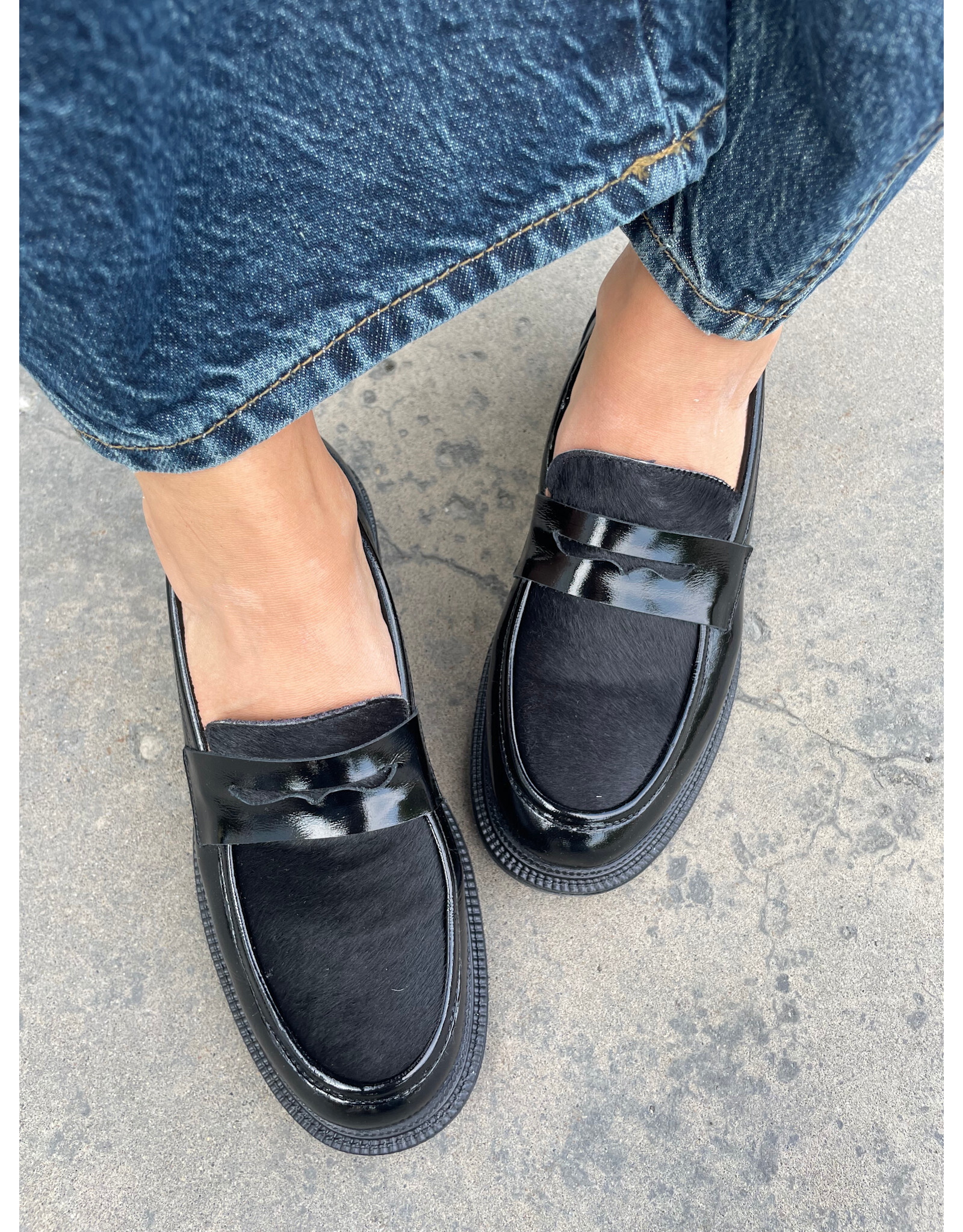 Ateliers Ateliers - Kendra Loafer (Black Naplack)