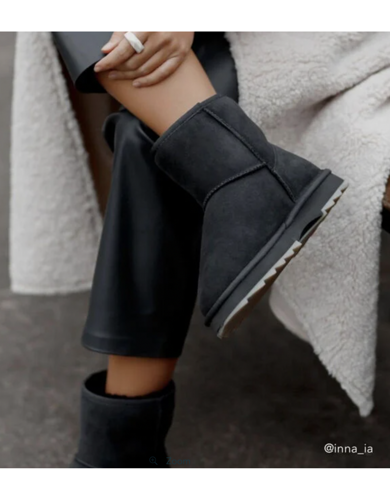 Emu Australia EMU - Water resistant Sharky mini (dark grey / transparent)