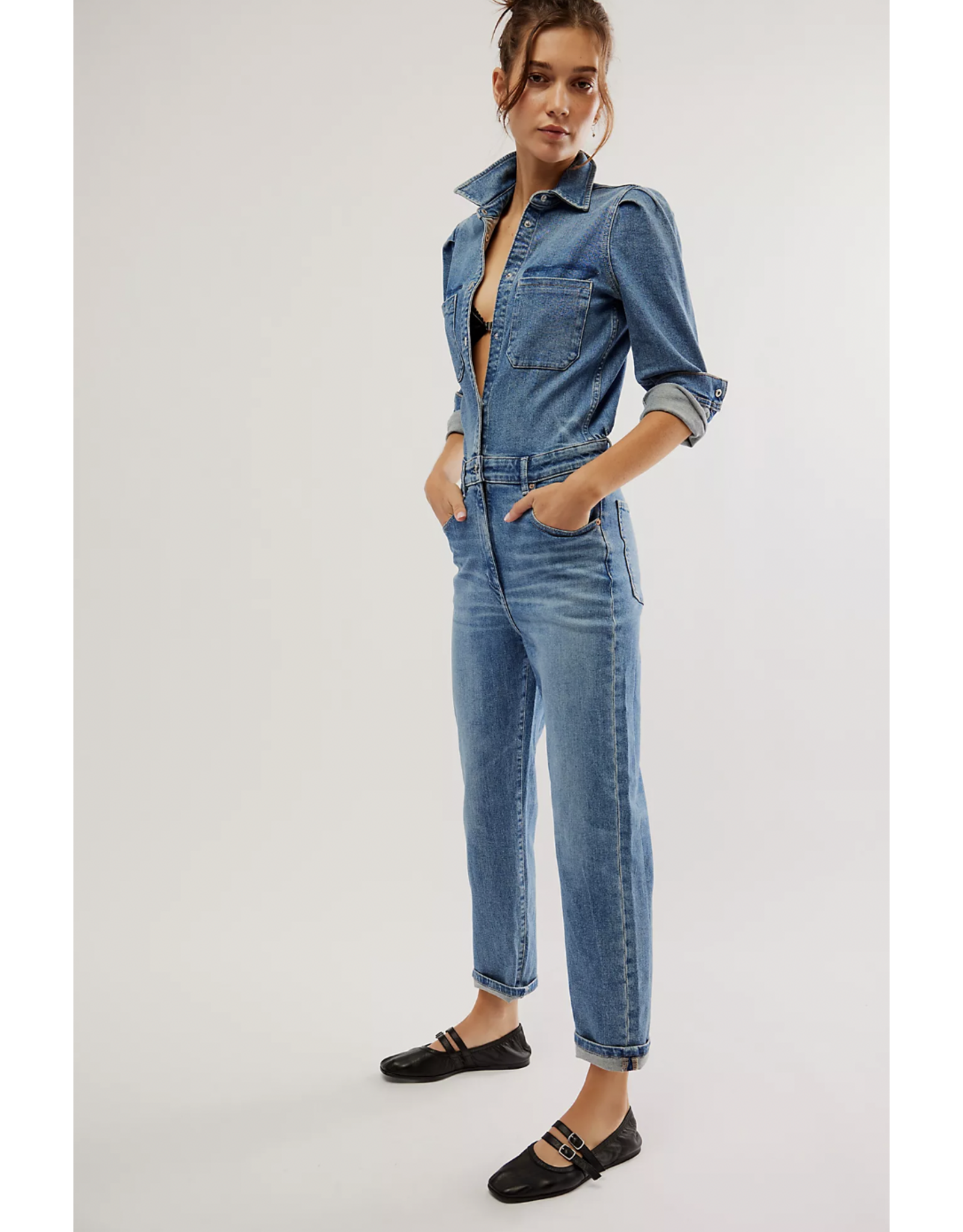 Free people Free People - Gemini Ballet Flat (Black)