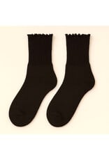 Pika & Bear Pika & Bear - "Mazzy" Crew Socks with Ruffled Edge Detail (2 pack)