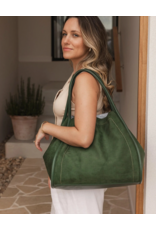 Louenhide Louenhide - Sutton Shoulder Bag (Suede Forest Green)