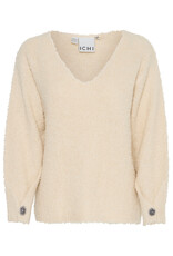 ICHI ICHI - Loucle V Neck Pullover (Birch)