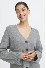 b.young b.young - Otti Cardigan (Mid Grey Melange)