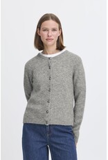 b.young b.young - Mea Cardigan (Mid Grey Melange)