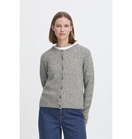 b.young b.young - Mea Cardigan (Mid Grey Melange)
