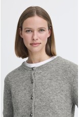 b.young b.young - Mea Cardigan (Mid Grey Melange)