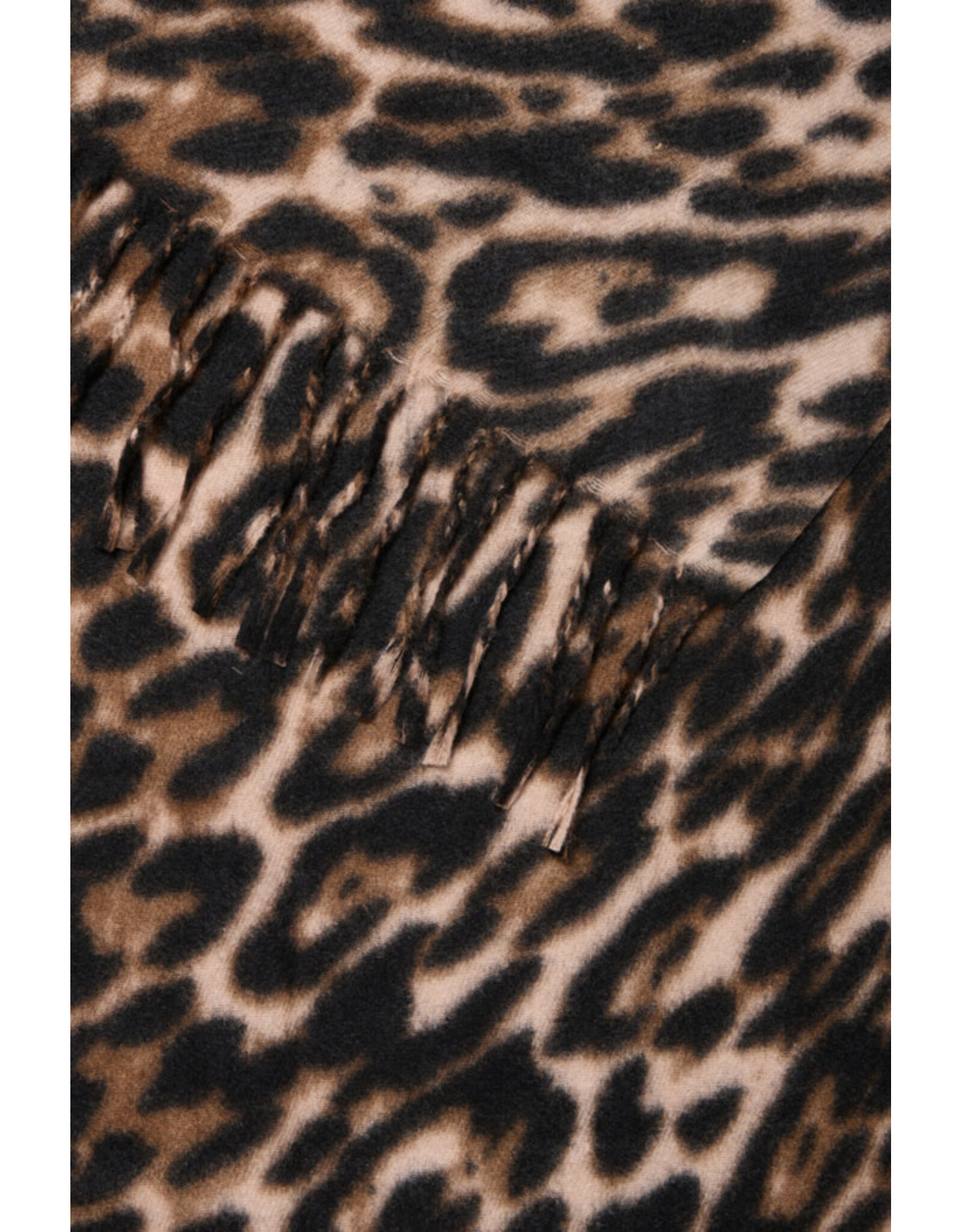 b.young b.young - Leopard Print Scarf