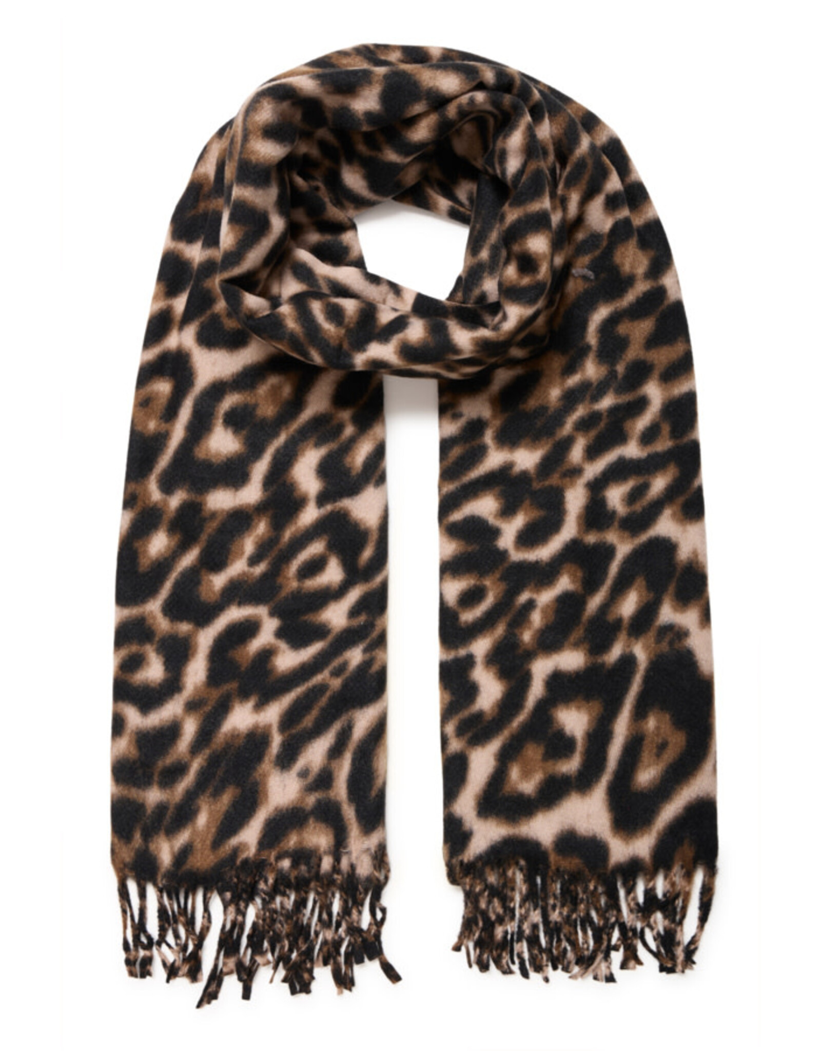 b.young b.young - Leopard Print Scarf