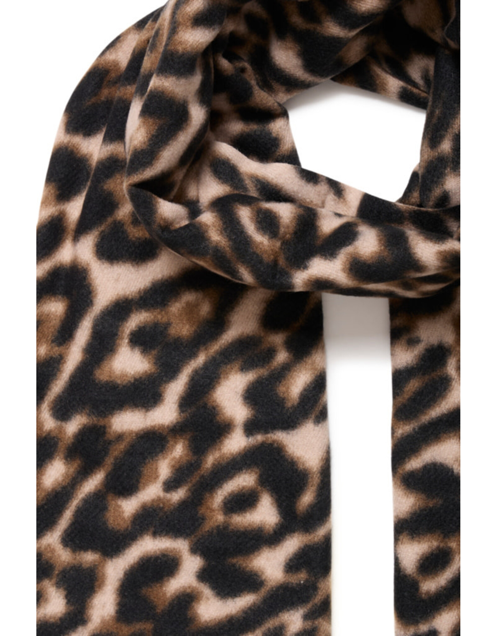 b.young b.young - Leopard Print Scarf