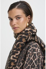 b.young b.young - Leopard Print Scarf