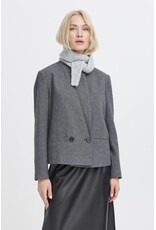 b.young b.young - Valma Narrow Scarf (Light Grey)