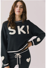 Chaser Chaser - Ski Long Sleeve Pullover (True Black)