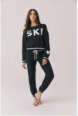 Chaser Chaser - Ski Long Sleeve Pullover (True Black)