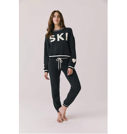 Chaser Chaser - Ski Long Sleeve Pullover (True Black)