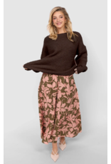 Sadie & Sage Sadie & Sage - Karlie Crewneck Pullover (Dark Brown)