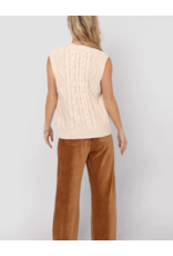 Sadie & Sage Sadie & Sage - Swift Cardigan Vest (Ivory)