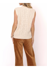 Sadie & Sage Sadie & Sage - Swift Cardigan Vest (Ivory)