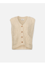 Sadie & Sage Sadie & Sage - Swift Cardigan Vest (Ivory)