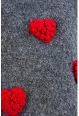 Molly Bracken Molly Bracken -  Puffy Heart Sweater (Grey)