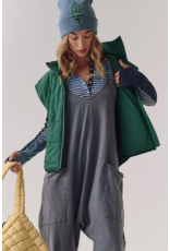 Free people Free People - Hot Shot Onesie Blue Indigo)