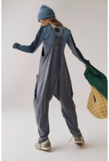 Free people Free People - Hot Shot Onesie Blue Indigo)