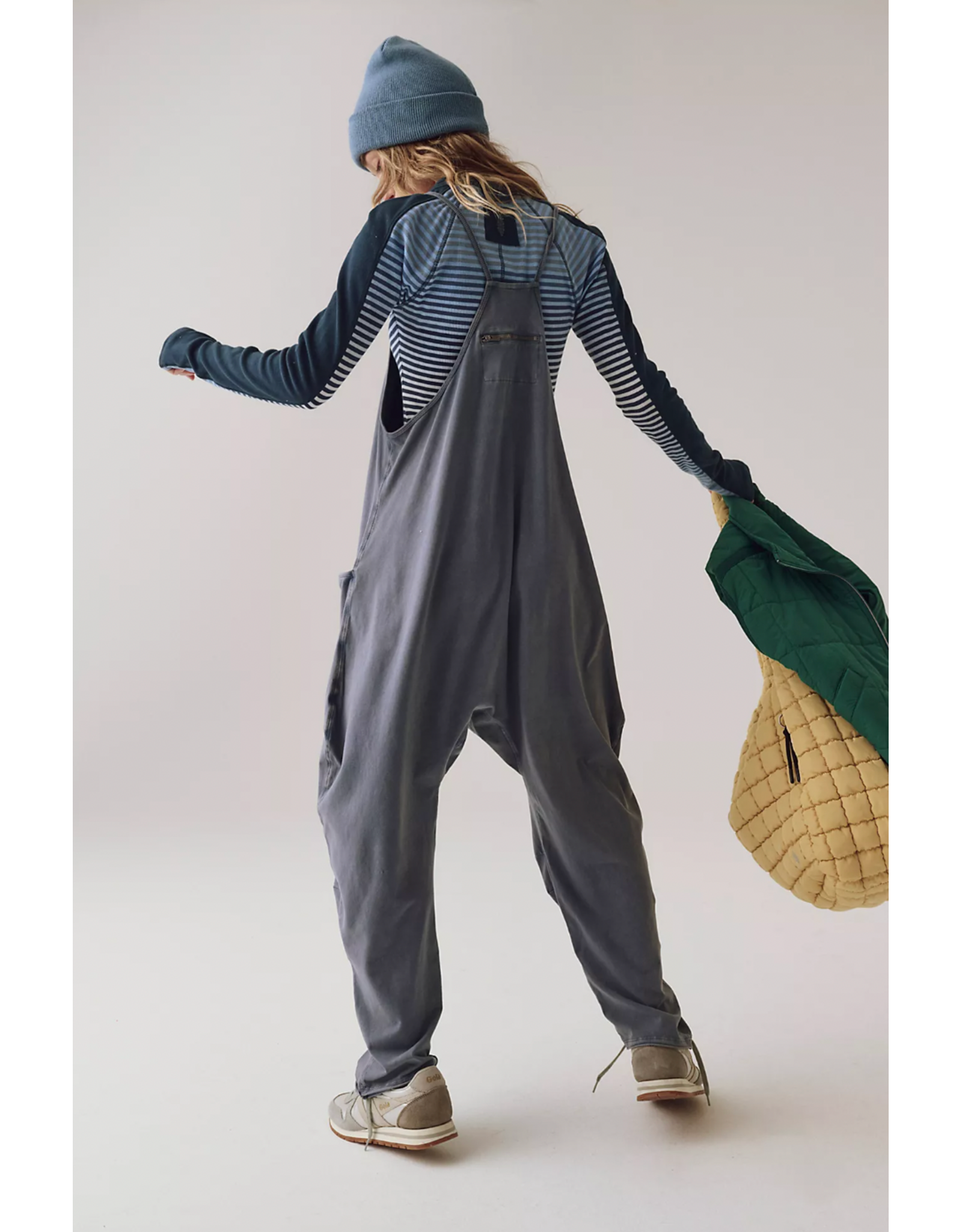 Free people Free People - Hot Shot Onesie Blue Indigo)