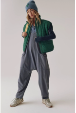 Free people Free People - Hot Shot Onesie Blue Indigo)