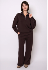 RD Style RD Style - Seanni Soft Knit Long Sleeve Half Zip (Brown)