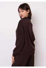 RD Style RD Style - Seanni Soft Knit Long Sleeve Half Zip (Brown)