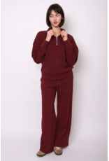 RD Style RD Style - Seanni Soft Knit Long Sleeve Half Zip (Oxblood)