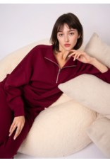 RD Style RD Style - Seanni Soft Knit Long Sleeve Half Zip (Oxblood)