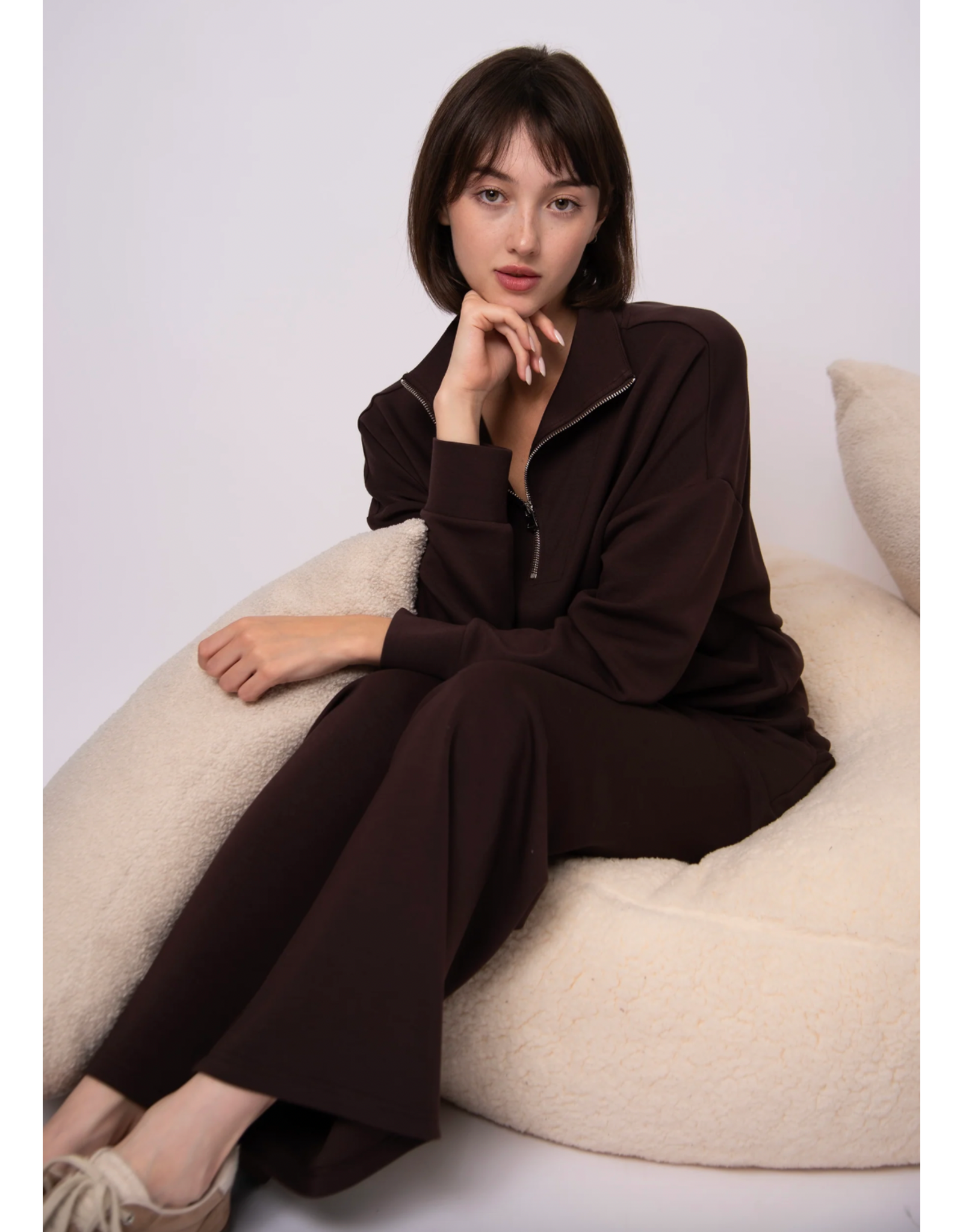 RD Style RD Style - Prida Soft Knit Drawstring Pant (Brown)