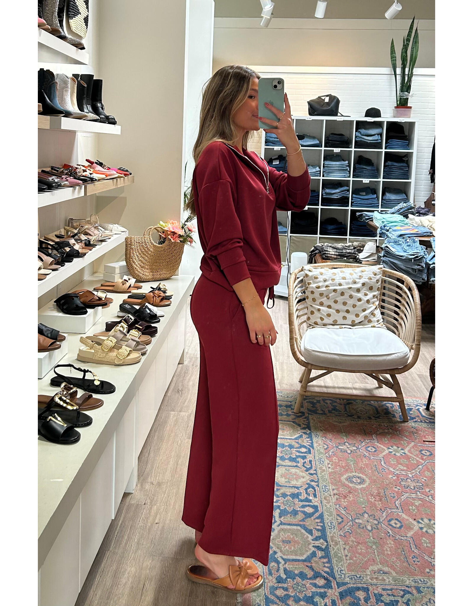 RD Style RD Style - Prida Soft Knit Drawstring Pant (Chili)