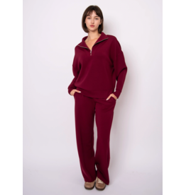 RD Style RD Style - Prida Soft Knit Drawstring Pant (Oxblood)