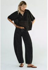 Free people Free People - Good Luck Midrise Barrel Jean (Soundwave)