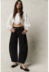 Free people Free People - Good Luck Midrise Barrel Jean (Soundwave)