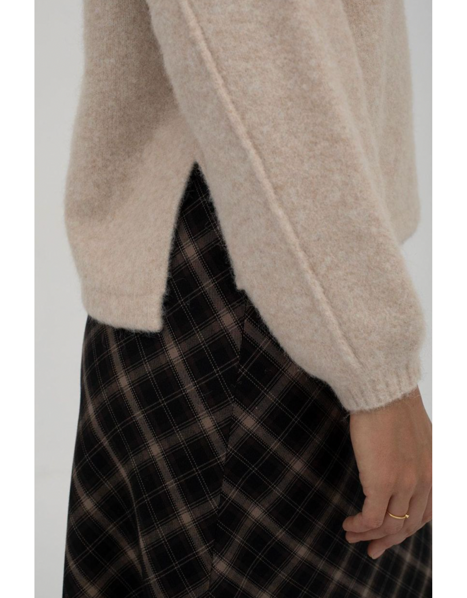 Mus & BomBon Mus & BomBon - Alajuela Rollneck Jumper (Beige)