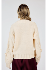 Sadie & Sage Sadie & Sage - Rosie 3D Cardigan (Ivory)