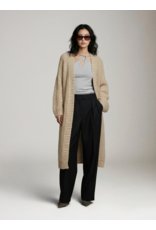 Sadie & Sage Sadie & Sage - Iggy Chunky Hand Knit Long Cardigan (Natural)