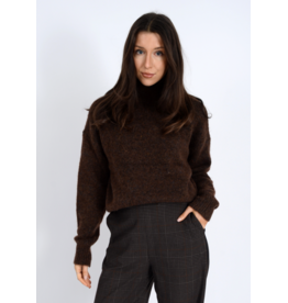 RD Style RD Style - Louis Long Sleeve Mock (Brown Melange)