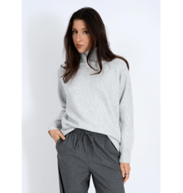 RD Style RD Style - Anthousa Mock Neck Pullover (Dove Grey)