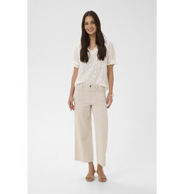 Kaffe Kaffe - Brook Cropped  High Waist Jeans (Moonbeam)
