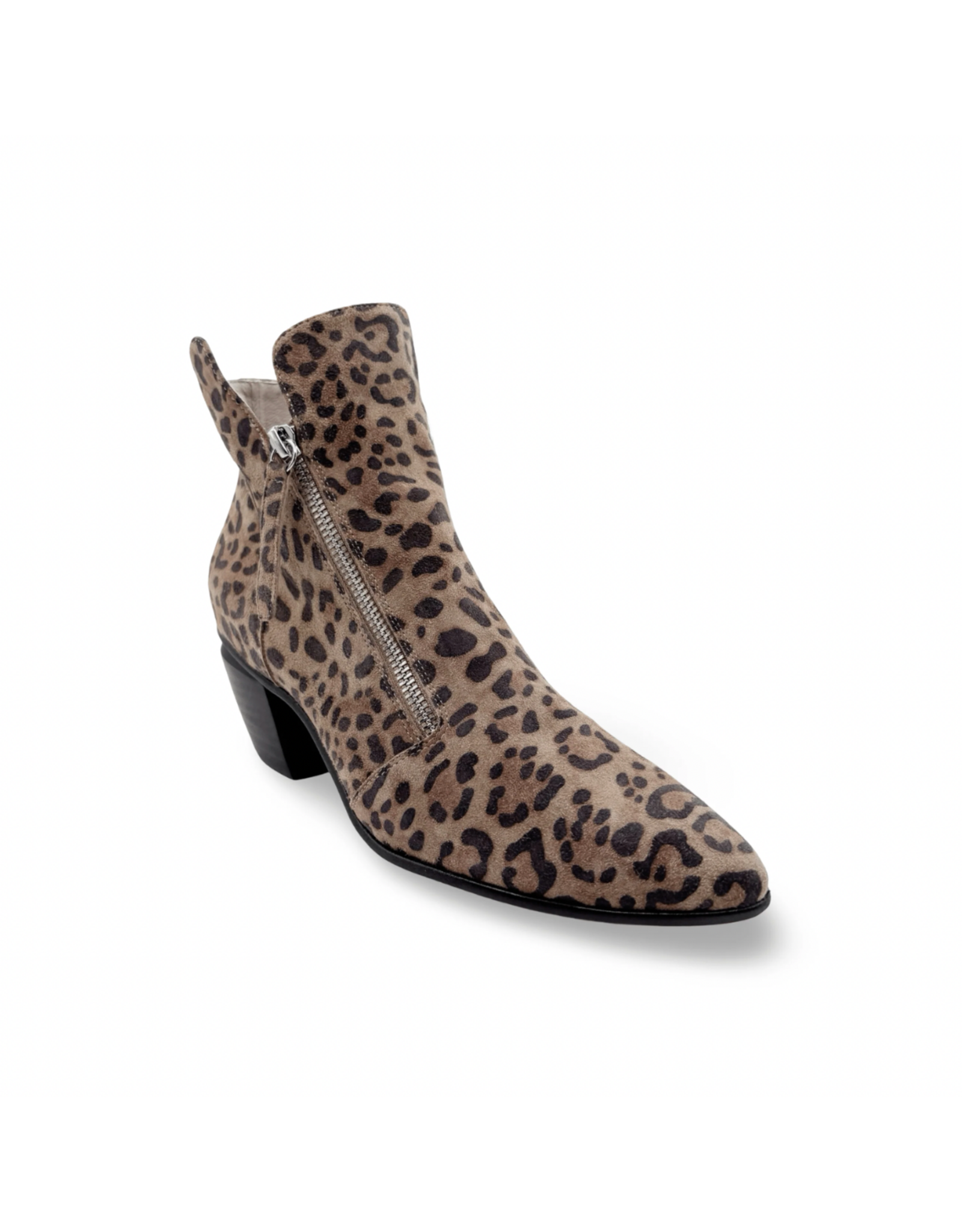 Django and Juliette Django & Juliette - Jazzy (Taupe Leopard / Black Suede)
