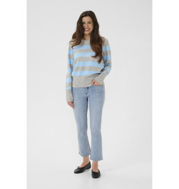 Kaffe Kaffe - Aniel Striped Pullover (Blue)