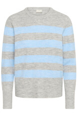 Kaffe Kaffe - Aniel Striped Pullover (Blue)