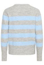 Kaffe Kaffe - Aniel Striped Pullover (Blue)