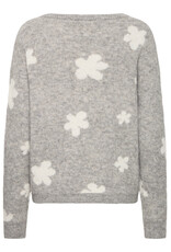 ICHI ICHI - Kamara Pullover (Grey / White Daisy)