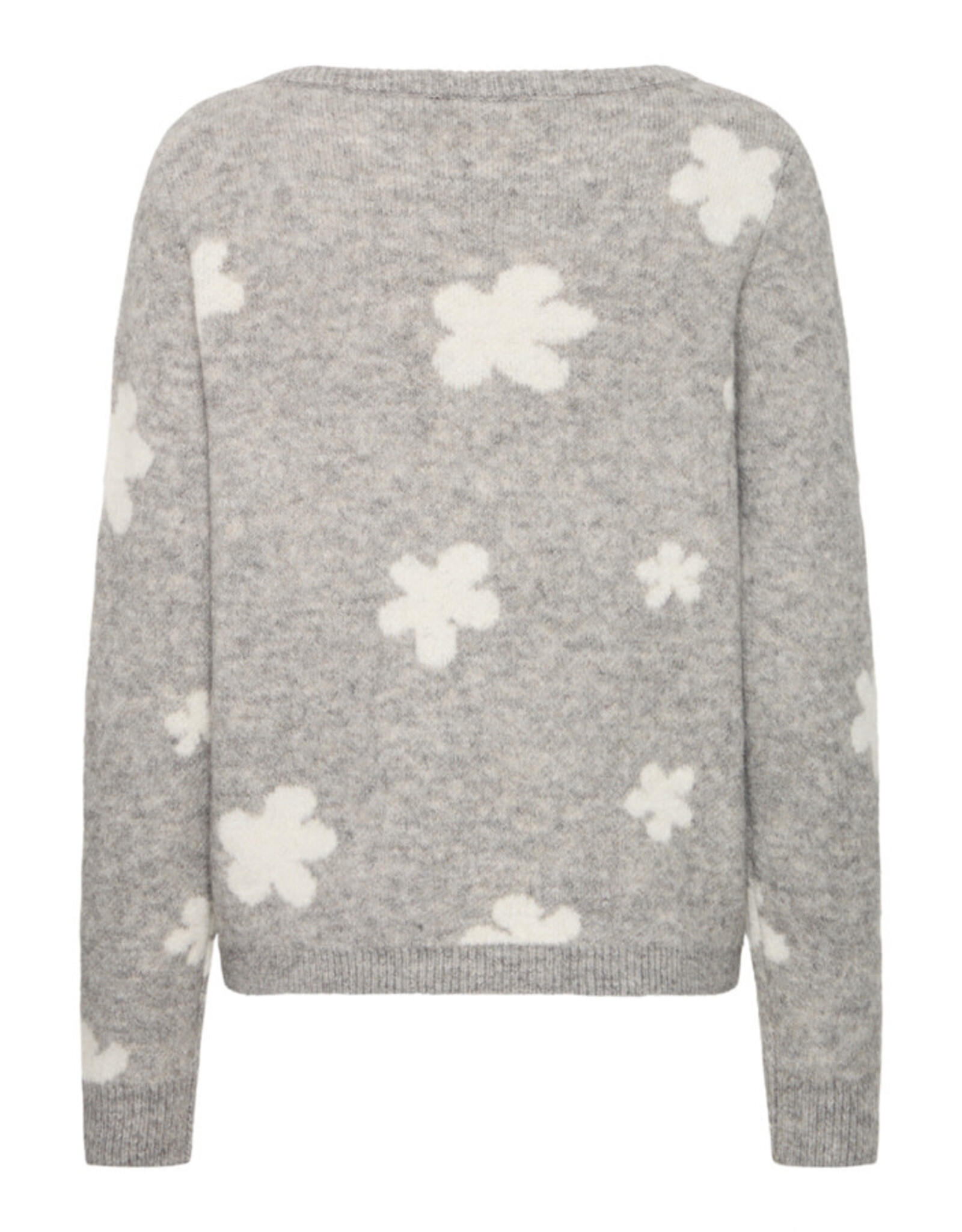 ICHI ICHI - Kamara Pullover (Grey / White Daisy)